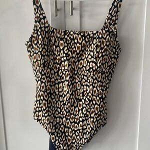Tommy Bahama Animal Print One Piece Swimsuit